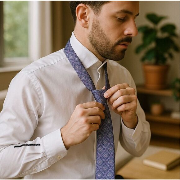 Joseph Abboud 100% Silk Neck Tie – Refined and Timeless - Picture 3 of 9